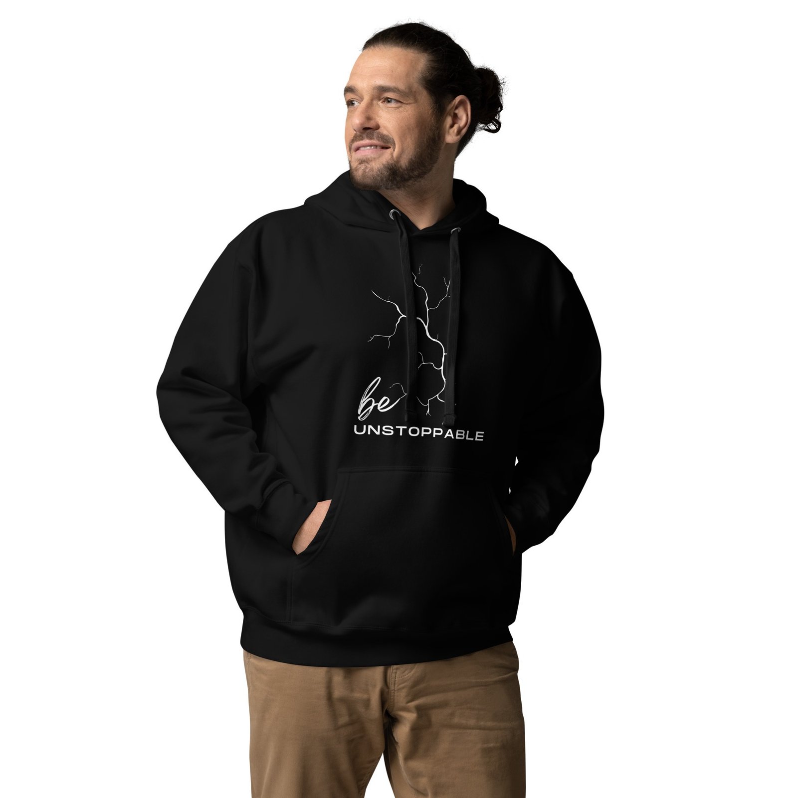 Unstoppable Unisex Hoodie (Black)
