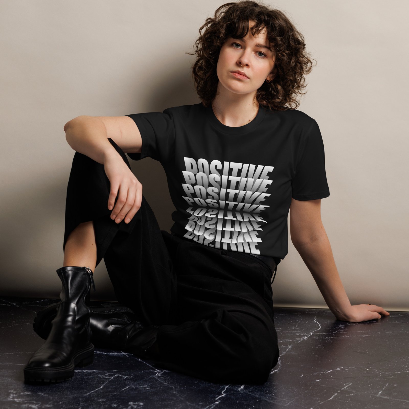 Positive Unisex premium t-shirt - Image 2