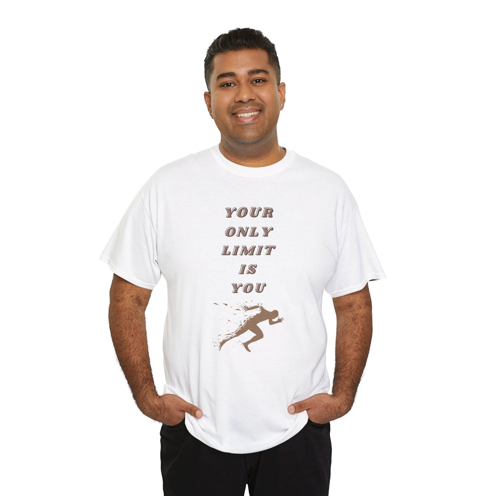 Unisex Your Only Limit Is You Heavy Cotton Tee - Image 17