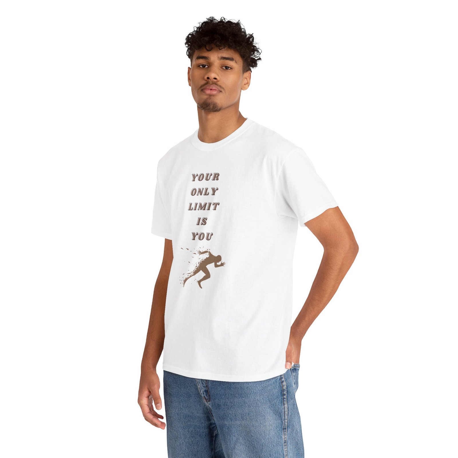 Unisex Your Only Limit Is You Heavy Cotton Tee - Image 14