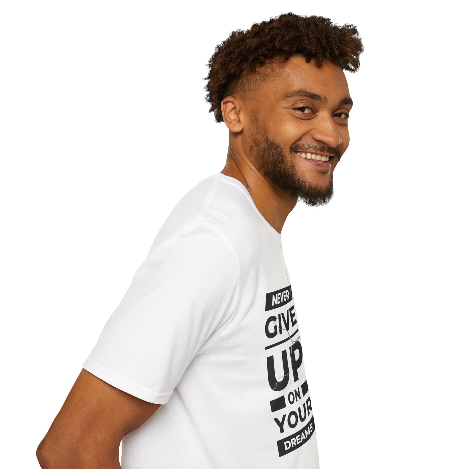 Unisex Never Give Up On Your Dreams Softstyle T-Shirt - Image 11