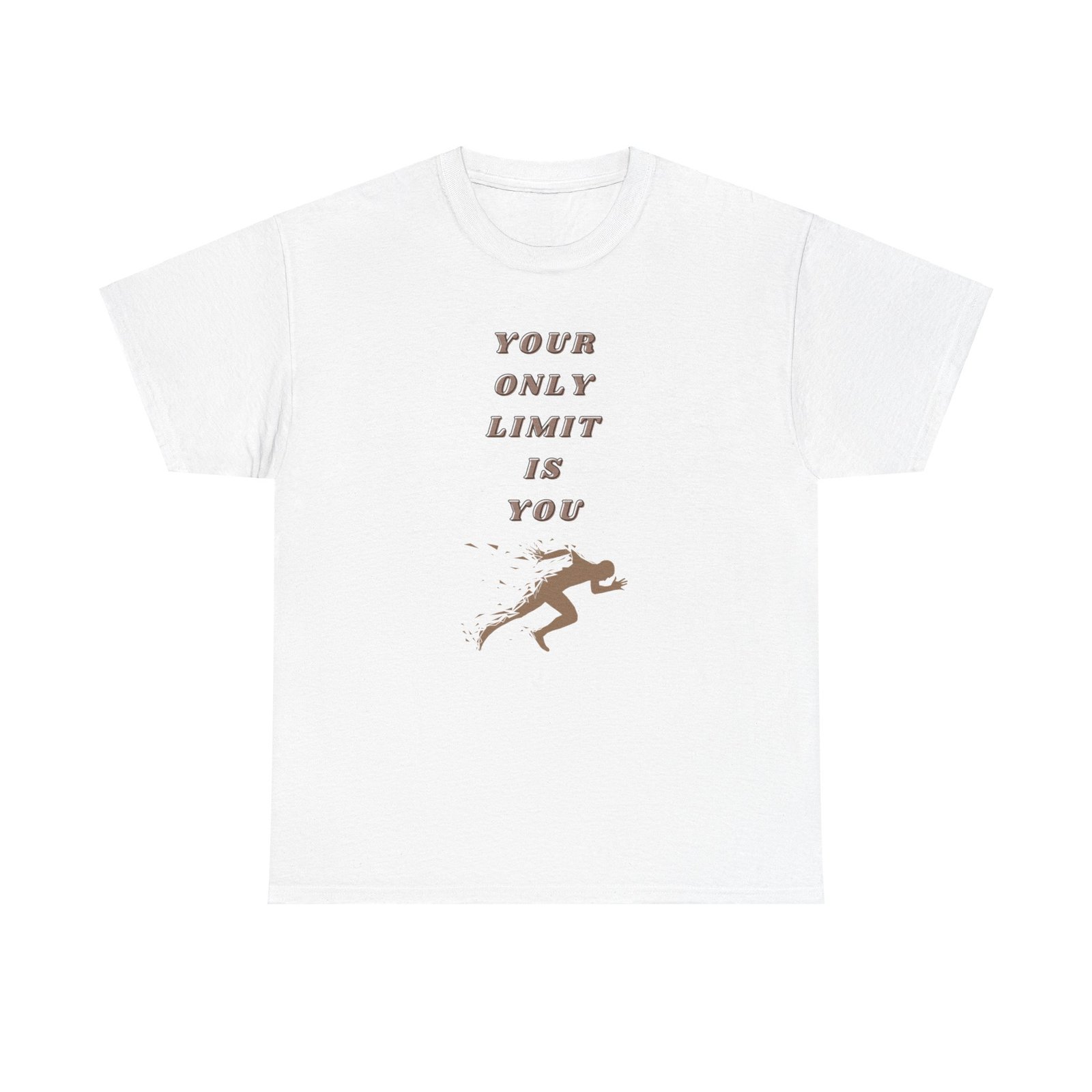 Unisex Your Only Limit Is You Heavy Cotton Tee - Image 2