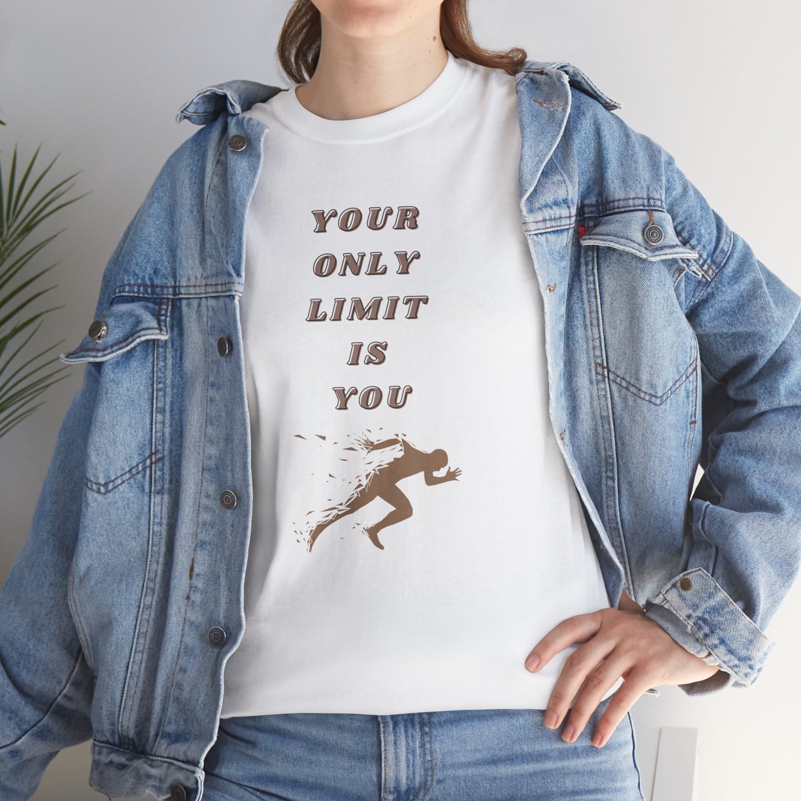 Unisex Your Only Limit Is You Heavy Cotton Tee - Image 23