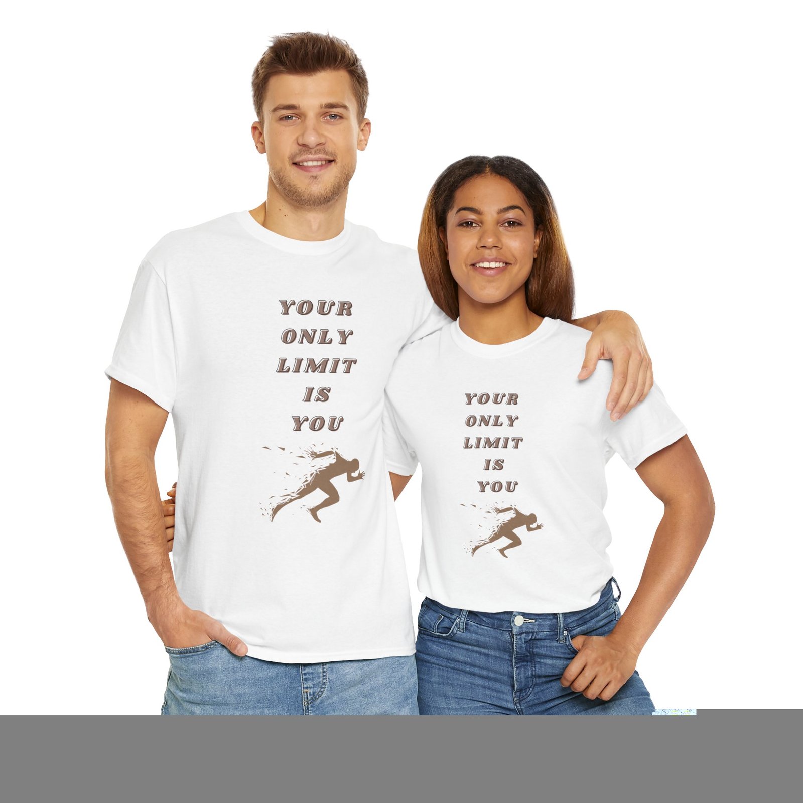 Unisex Your Only Limit Is You Heavy Cotton Tee - Image 24