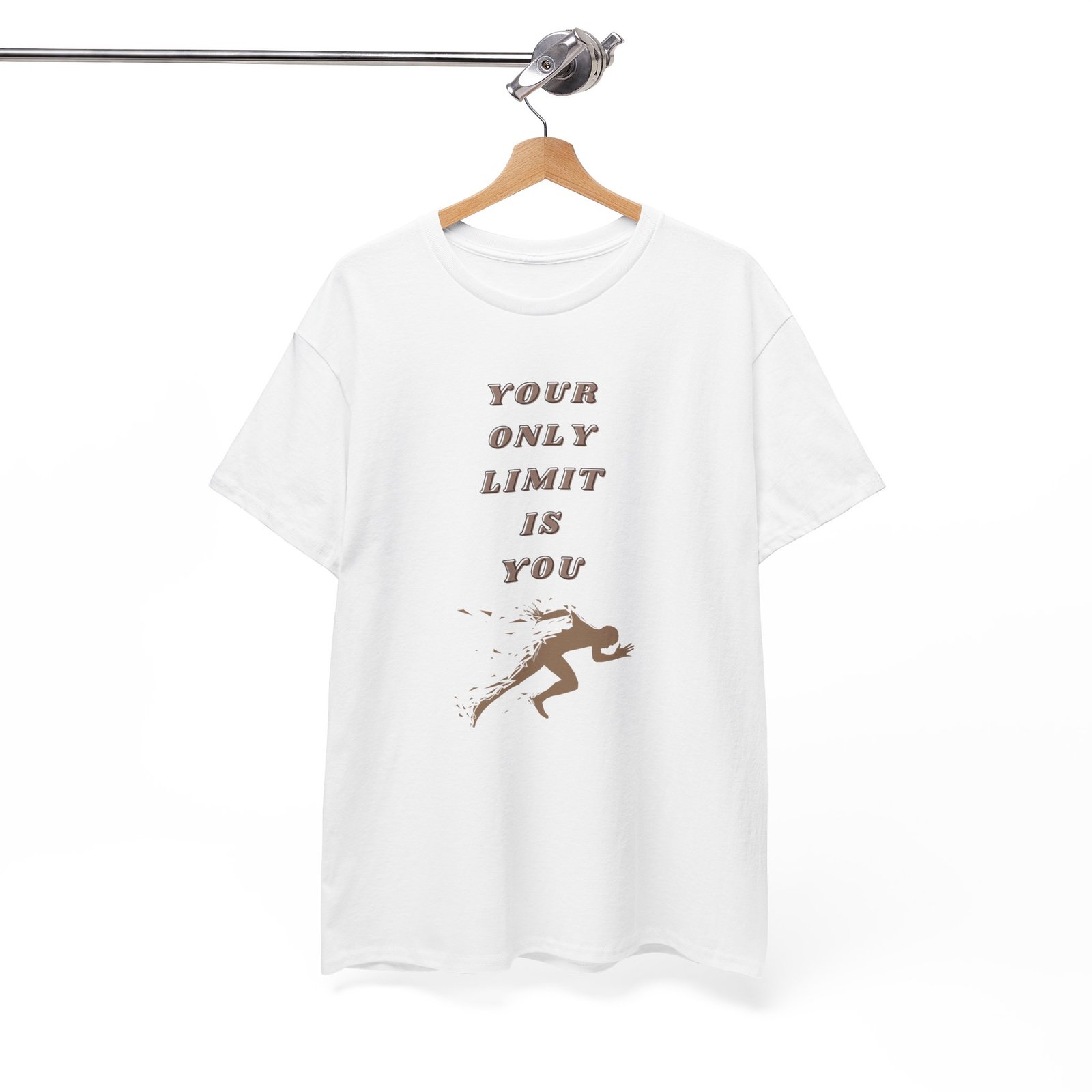 Unisex Your Only Limit Is You Heavy Cotton Tee - Image 8