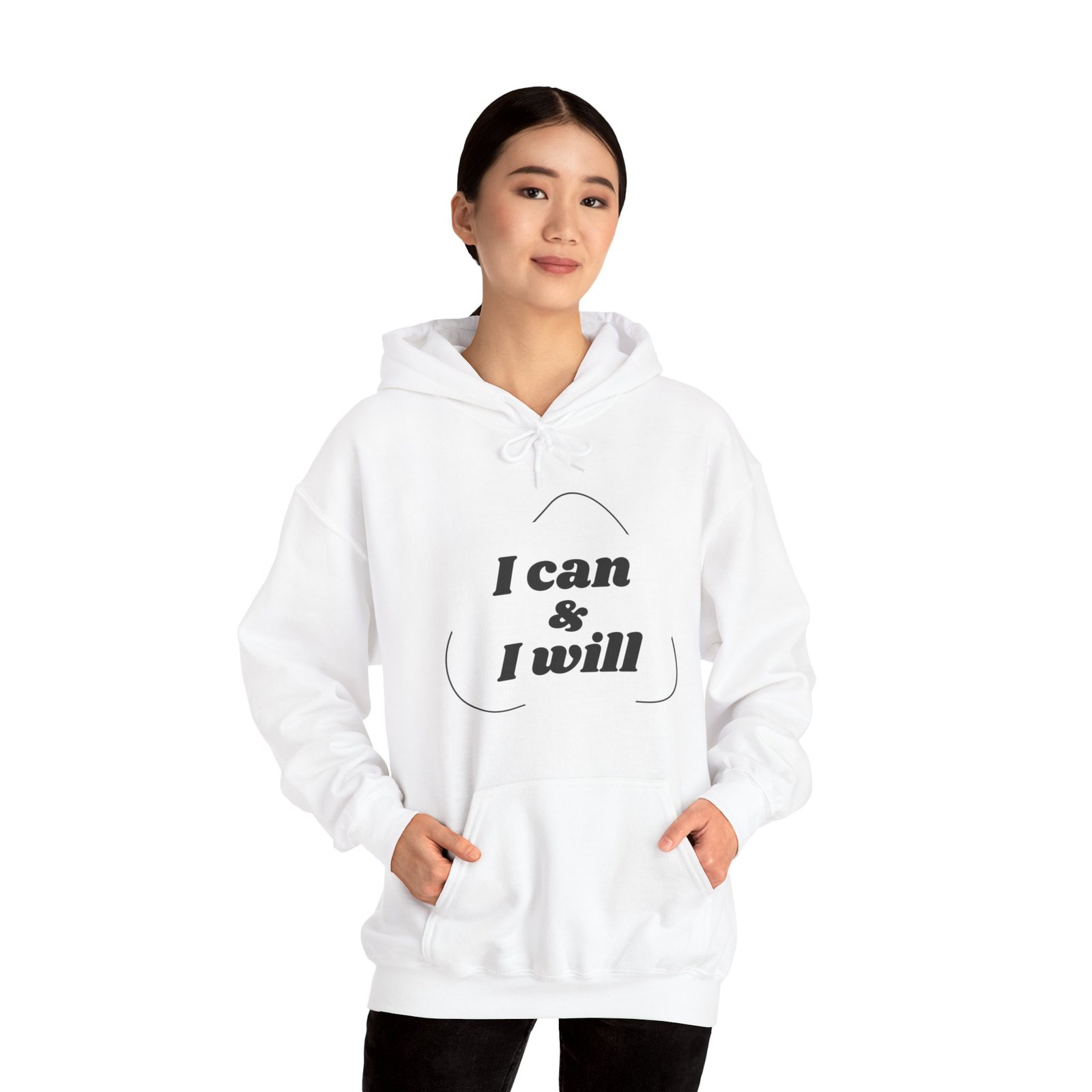 Unisex I Can And I Will Heavy Blend™ Hooded Sweatshirt - Image 6