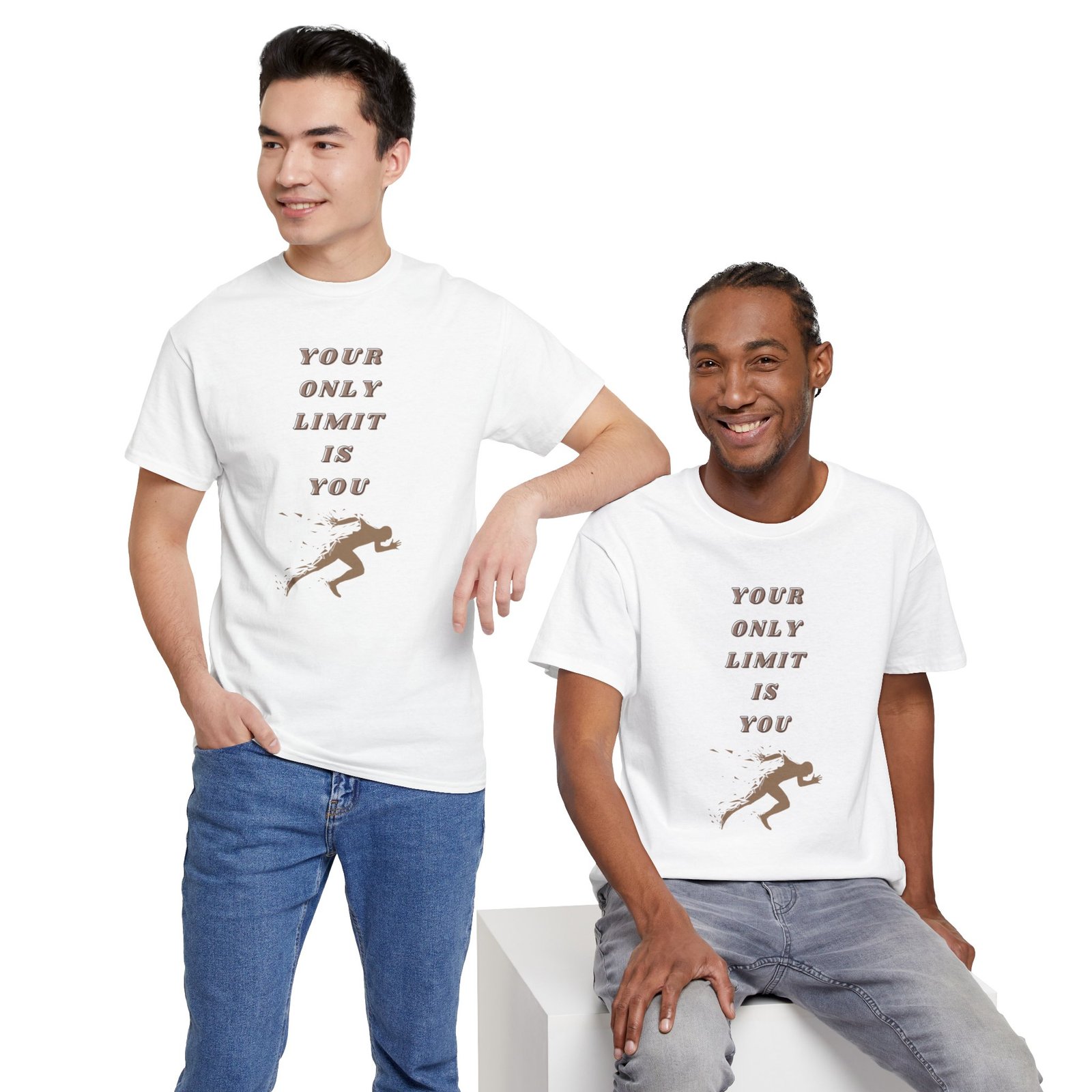 Unisex Your Only Limit Is You Heavy Cotton Tee - Image 26