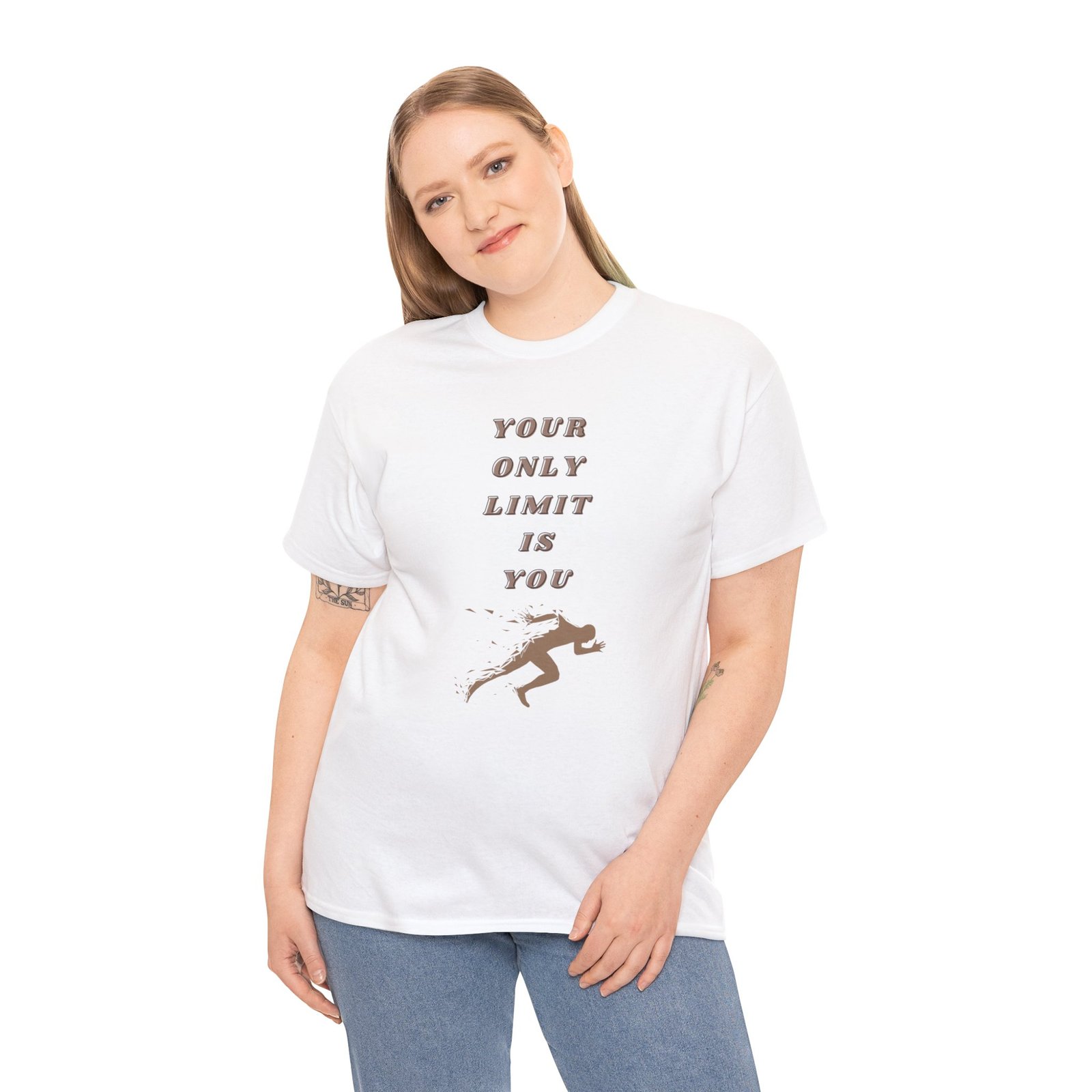 Unisex Your Only Limit Is You Heavy Cotton Tee - Image 12