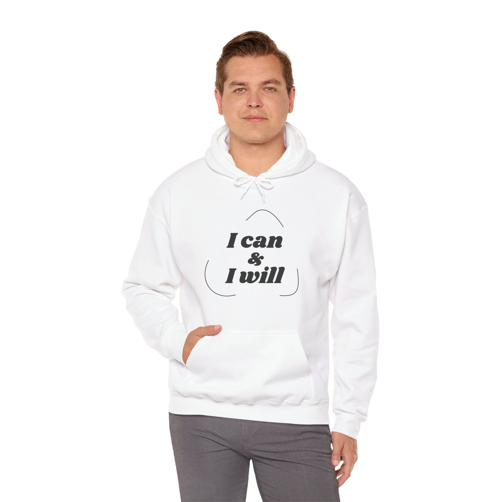 Unisex I Can And I Will Heavy Blend™ Hooded Sweatshirt - Image 9