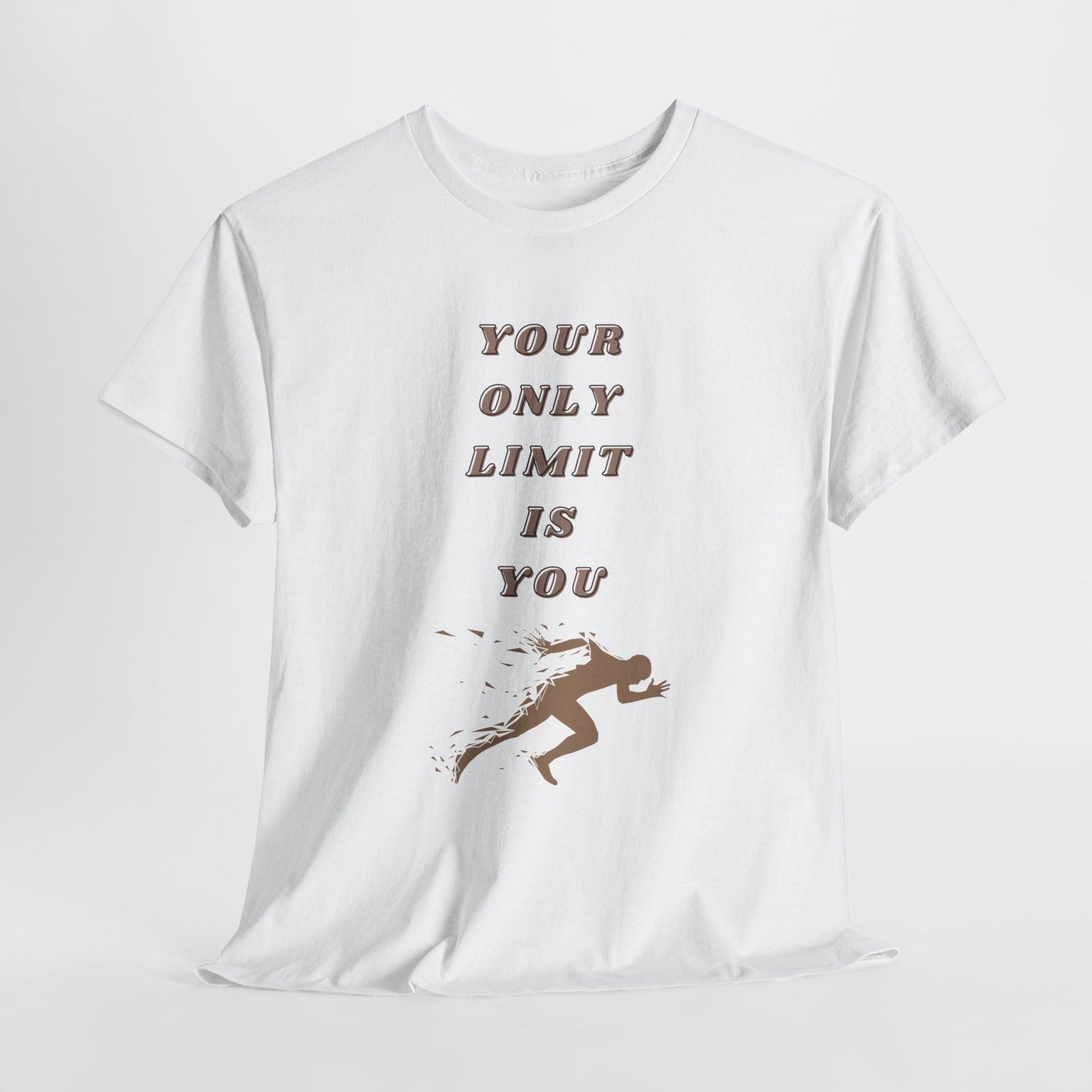Unisex Your Only Limit Is You Heavy Cotton Tee - Image 7