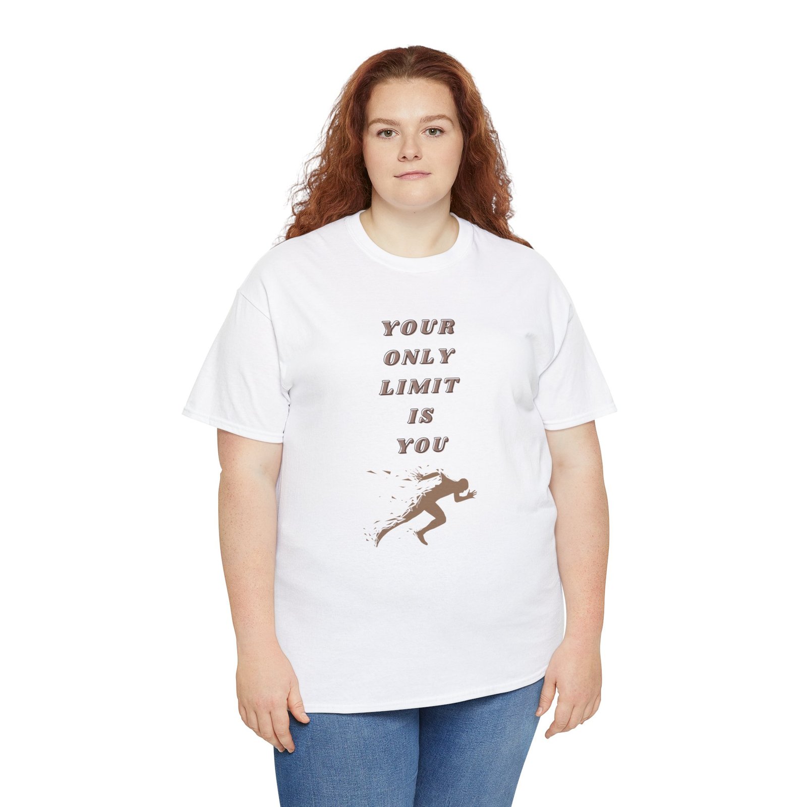 Unisex Your Only Limit Is You Heavy Cotton Tee - Image 15