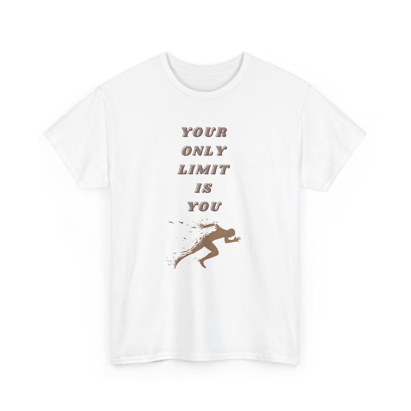 Unisex Your Only Limit Is You Heavy Cotton Tee - Image 4