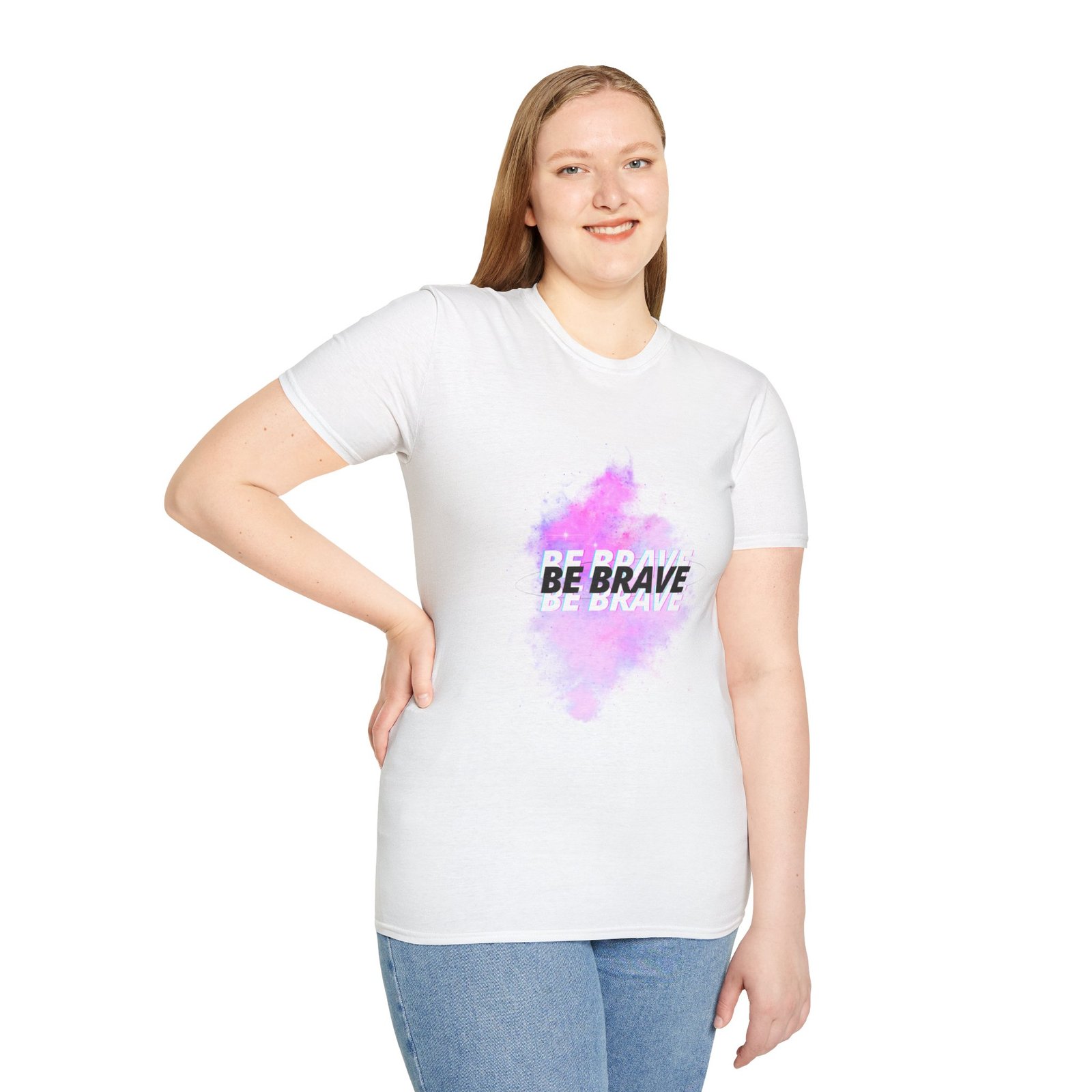 Unisex Be Brave Softstyle T-Shirt - Image 5